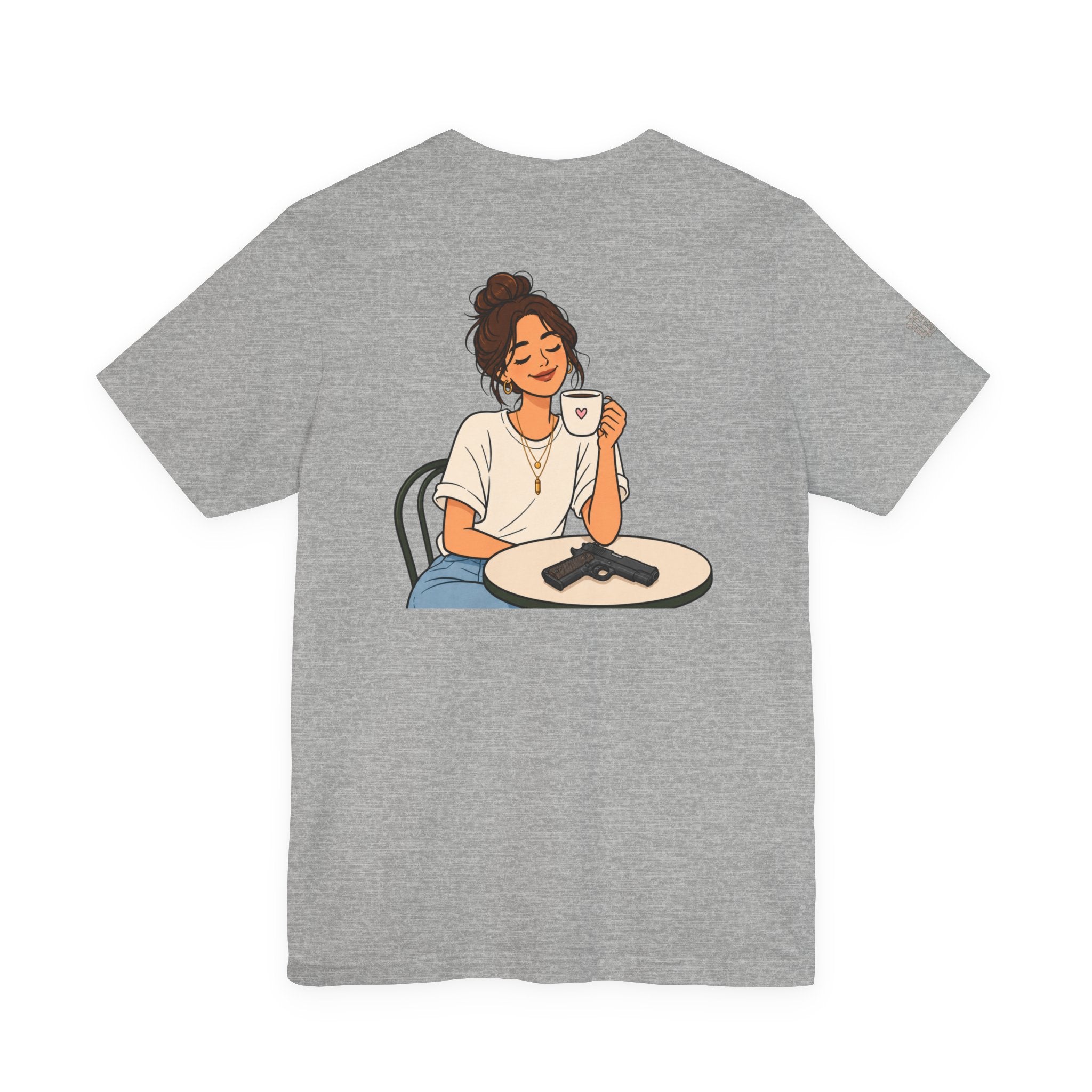 'Beans and Bullets' Coffee Lover T-Shirt