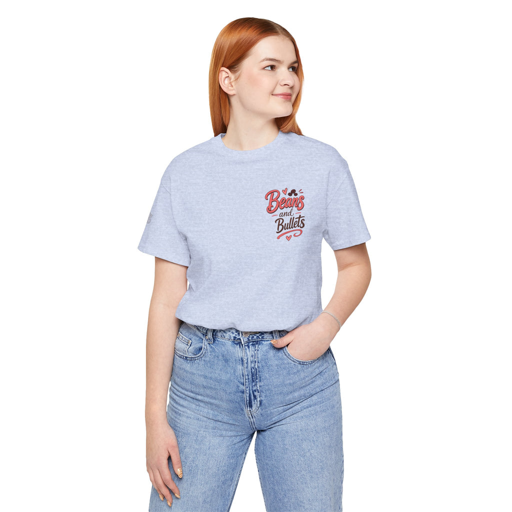 'Beans and Bullets' Coffee Lover T-Shirt