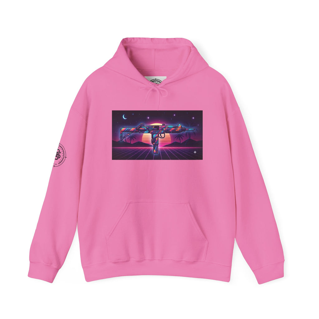 UZI Retro 80's Unisex Heavy Blend™ Hooded Sweatshirt