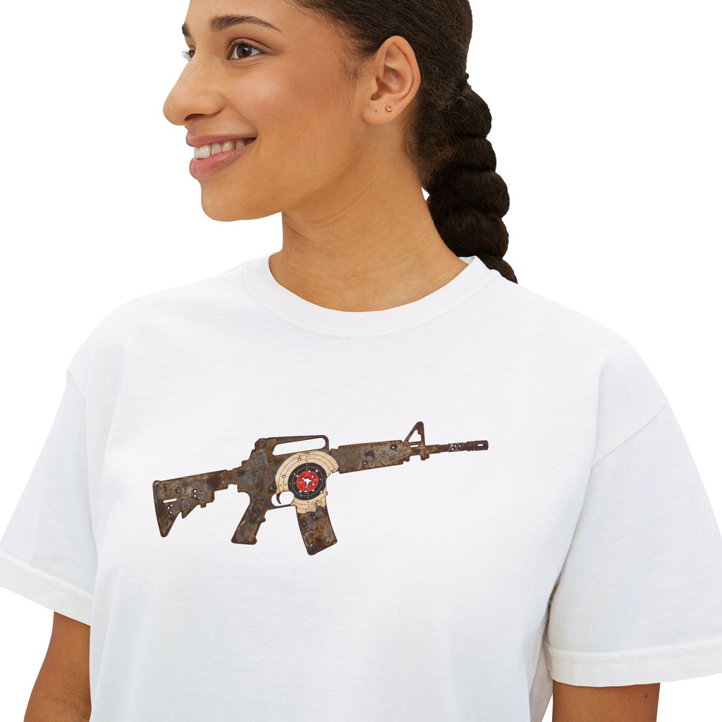 The Target Collection- AR Rifle-Women’s Boxy Tee