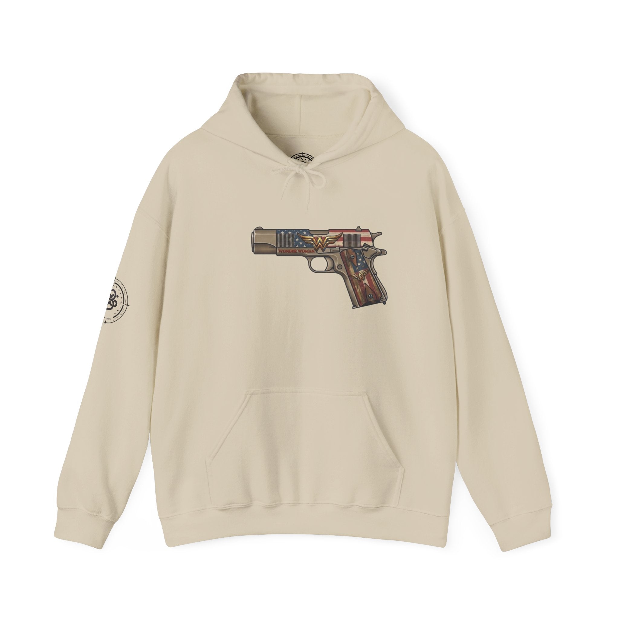 WW emblem Pistol Graphic Hoodie