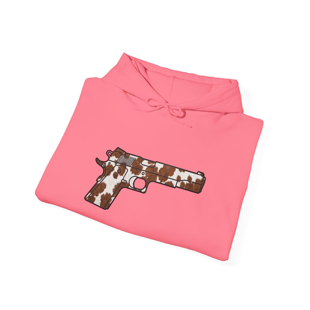 Cowhide Pistol Silhouette Hoodie