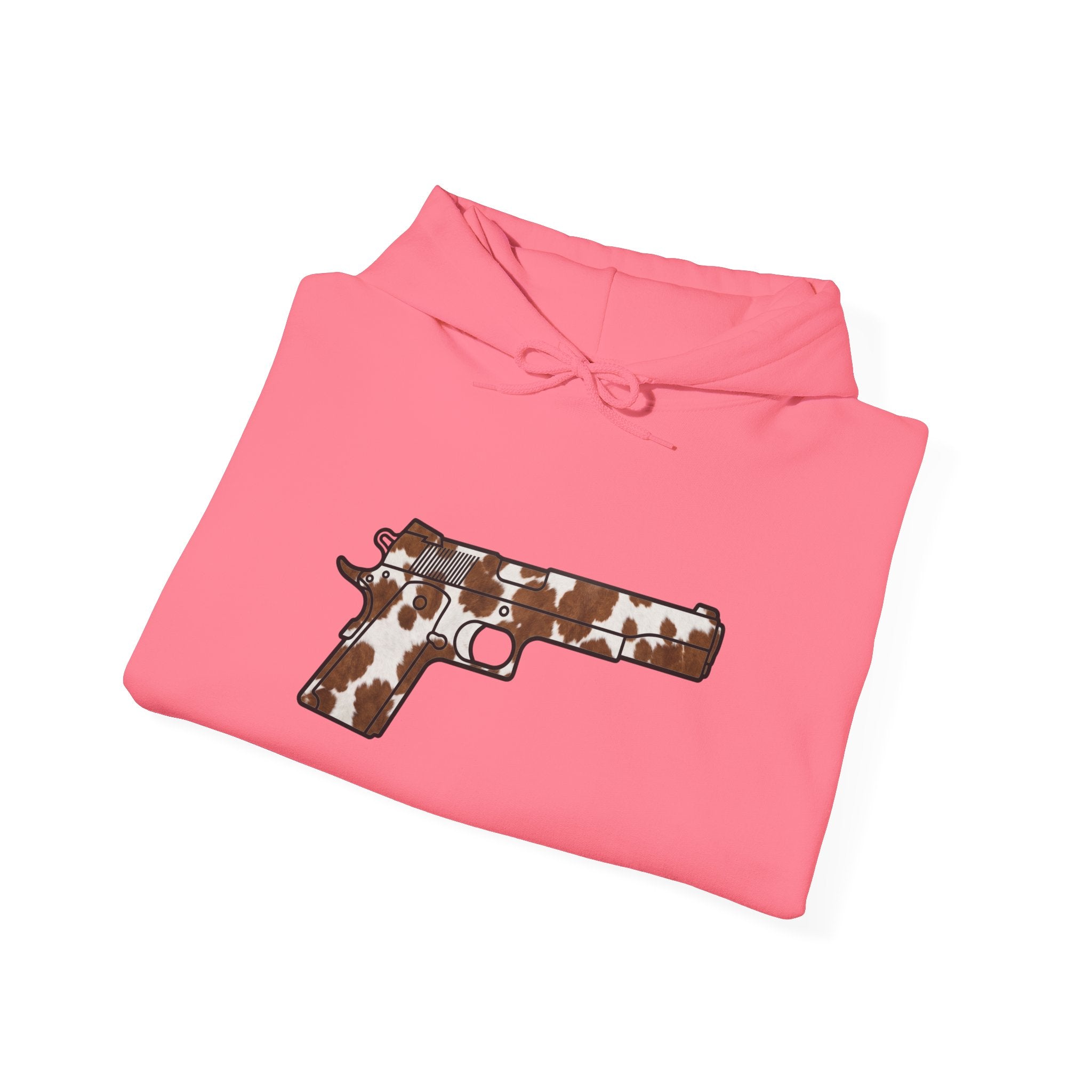 Cowhide Pistol Silhouette Hoodie