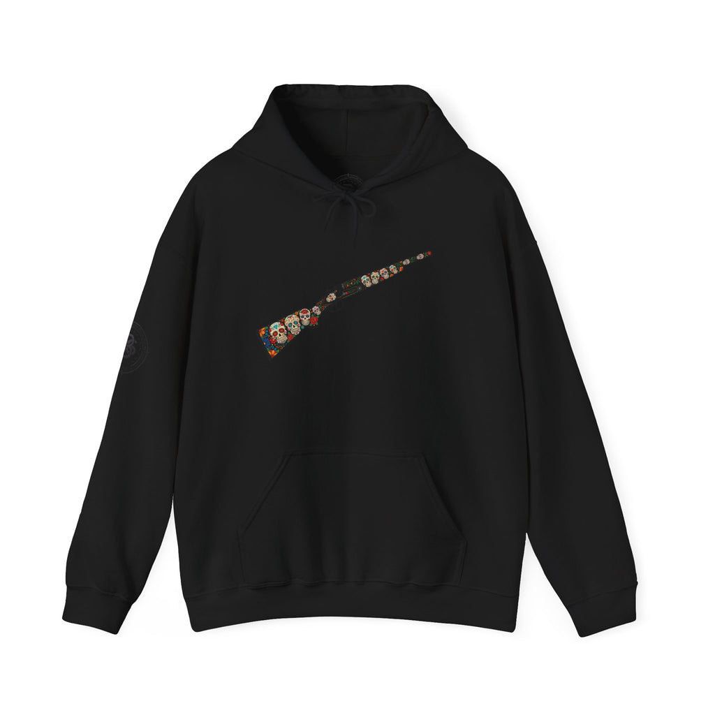 Sugar Skull Shotgun Graphic Hoodie
