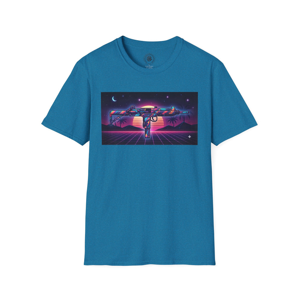 The Men's Collection- 80's Retro UZI-Softstyle T-Shirt
