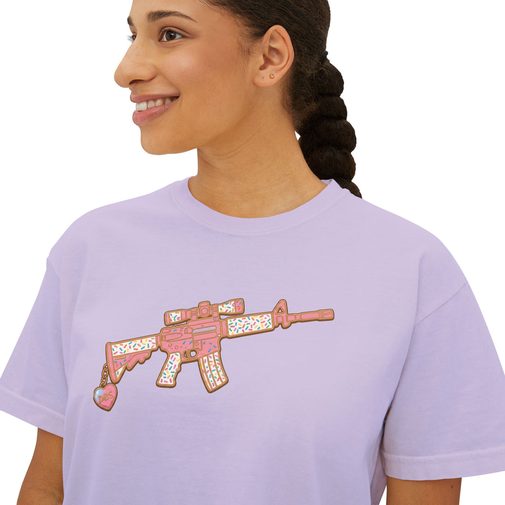 The Signature Sprinkles- AR Rifle- Women's Boxy Tee
