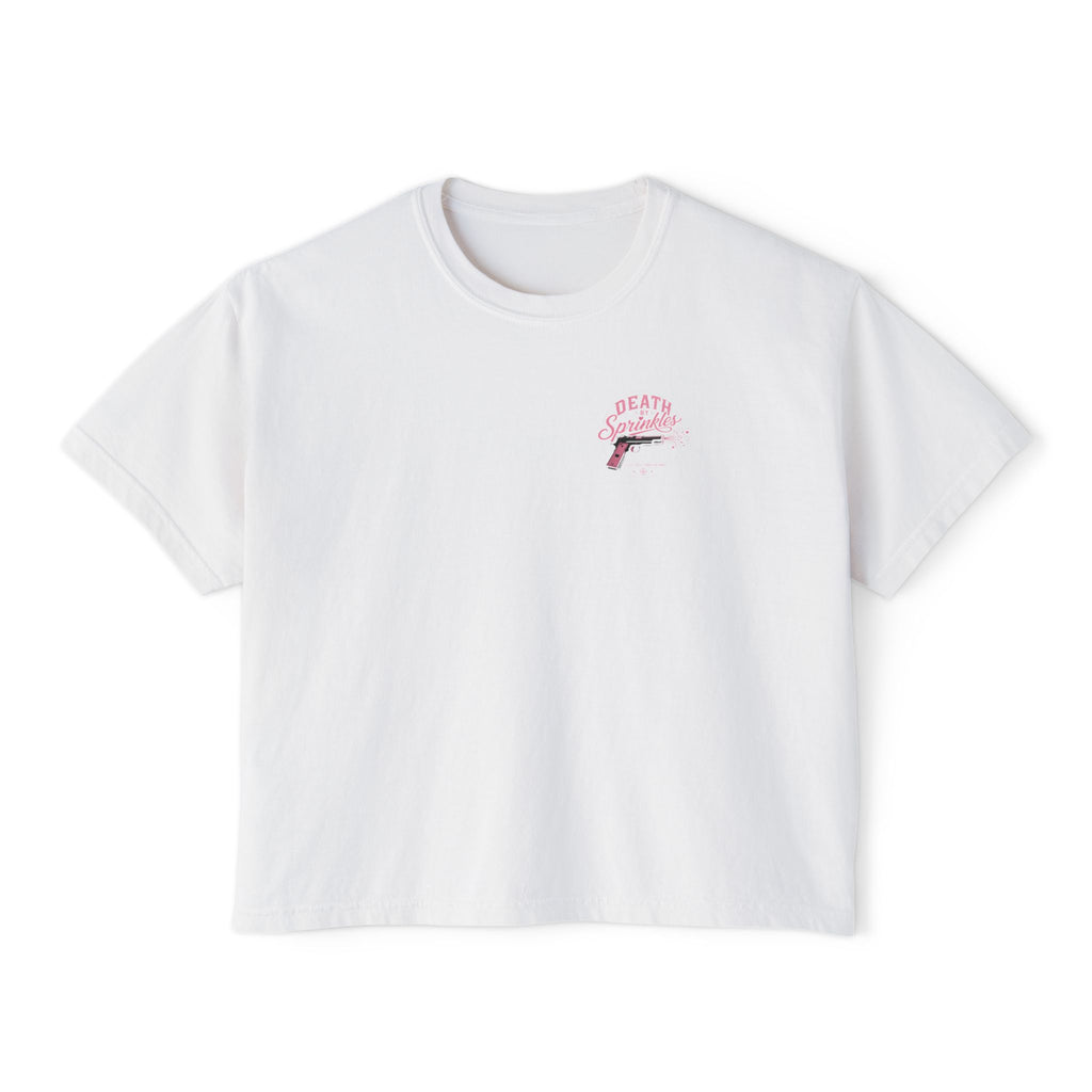 Death By Sprinkles-Women’s Crop T-Shirt
