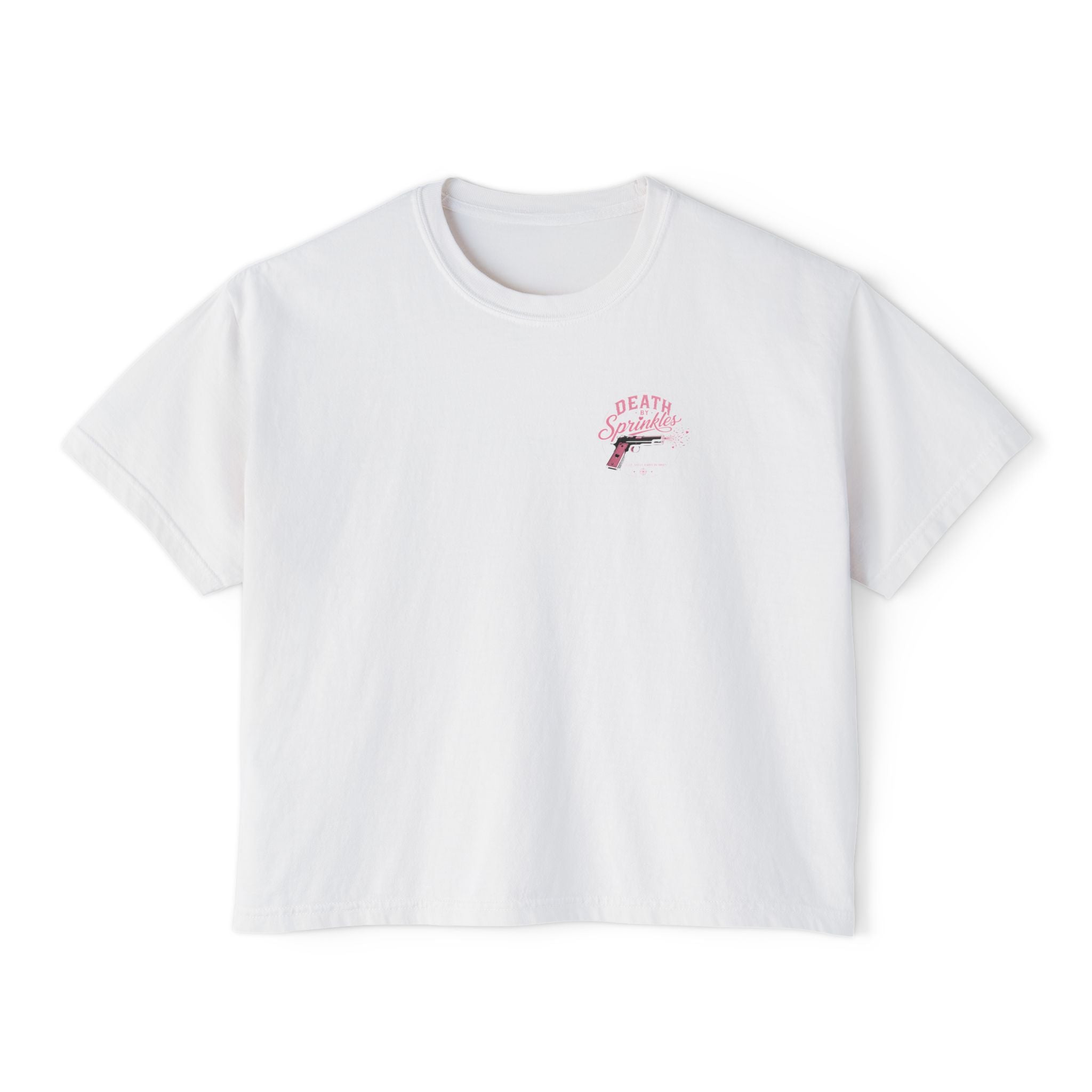 Death By Sprinkles-Women’s Crop T-Shirt