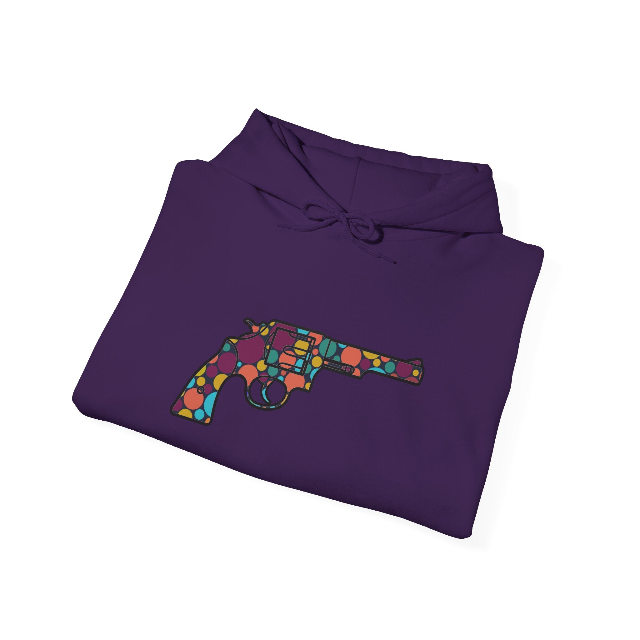 Revolver Dot Silhouette-Hooded Sweatshirt
