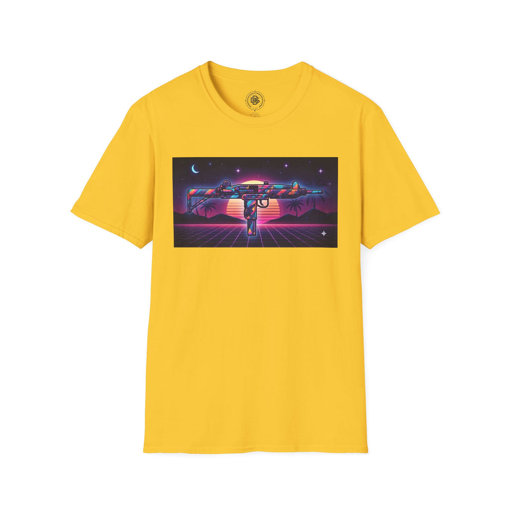 The Men's Collection- 80's Retro UZI-Softstyle T-Shirt