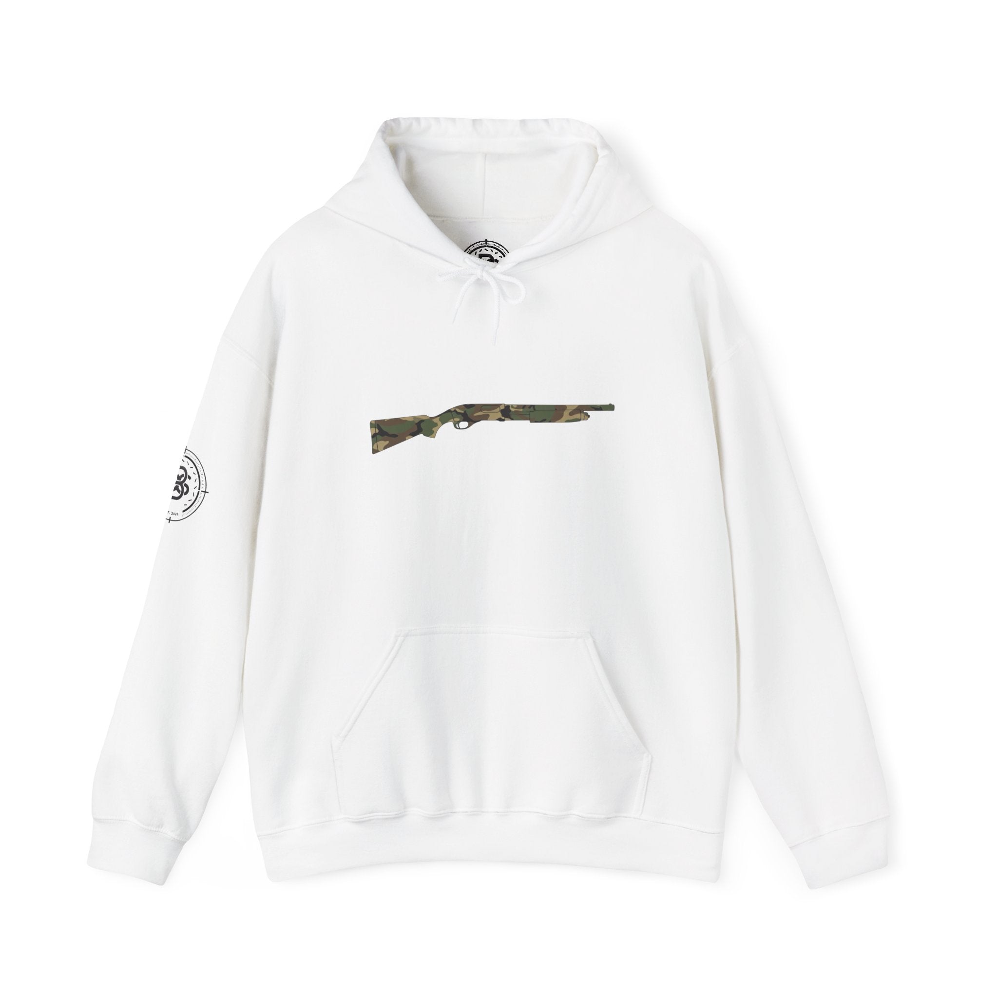 Camo Shotgun-Unisex Heavy Blend™ Hooded Sweatshirt