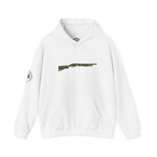 Camo Shotgun-Unisex Heavy Blend™ Hooded Sweatshirt