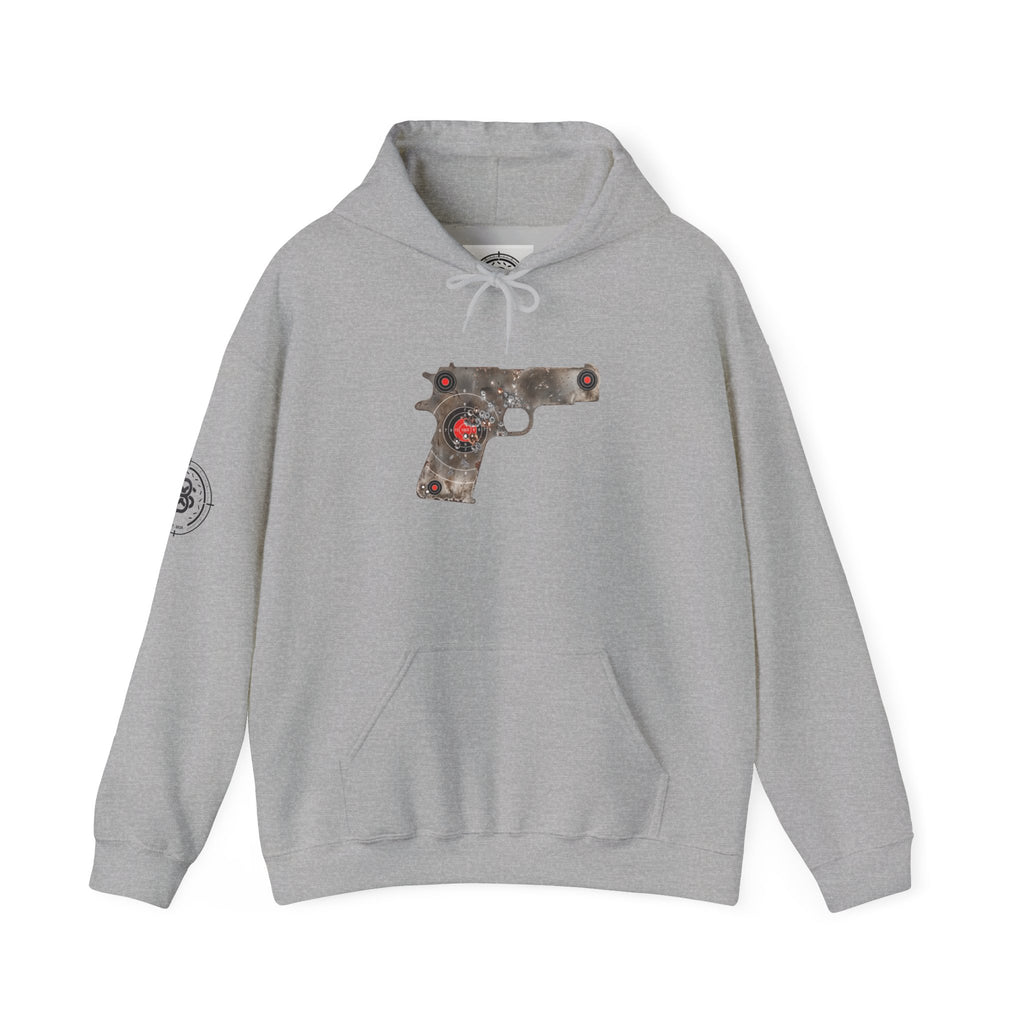 Vintage Metal Pistol Graphic Hoodie