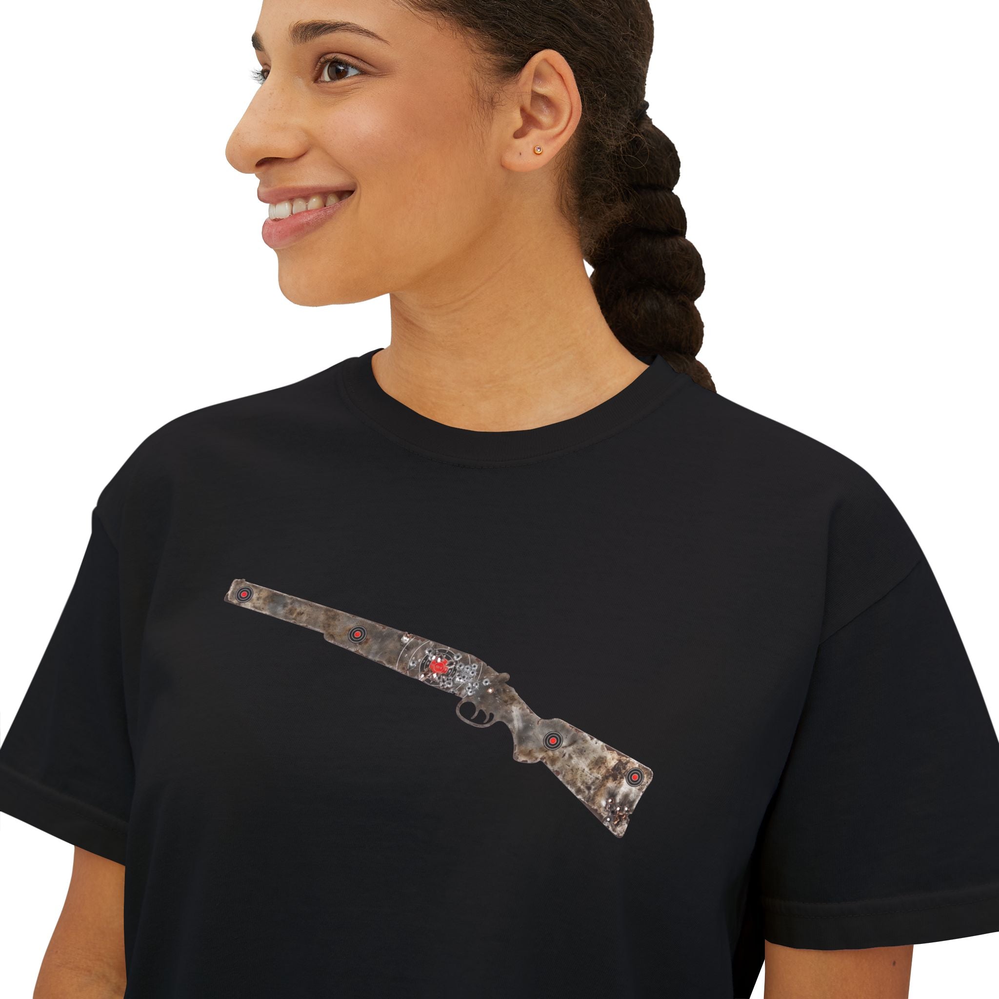 The Target Collection-Shotgun-Women's Boxy Tee