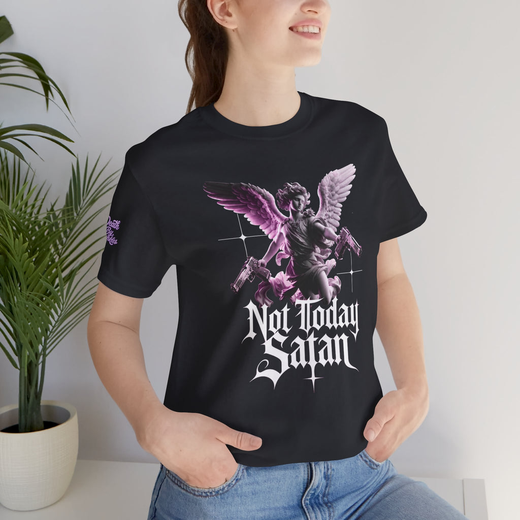 Angel Statue "Not Today Satan"