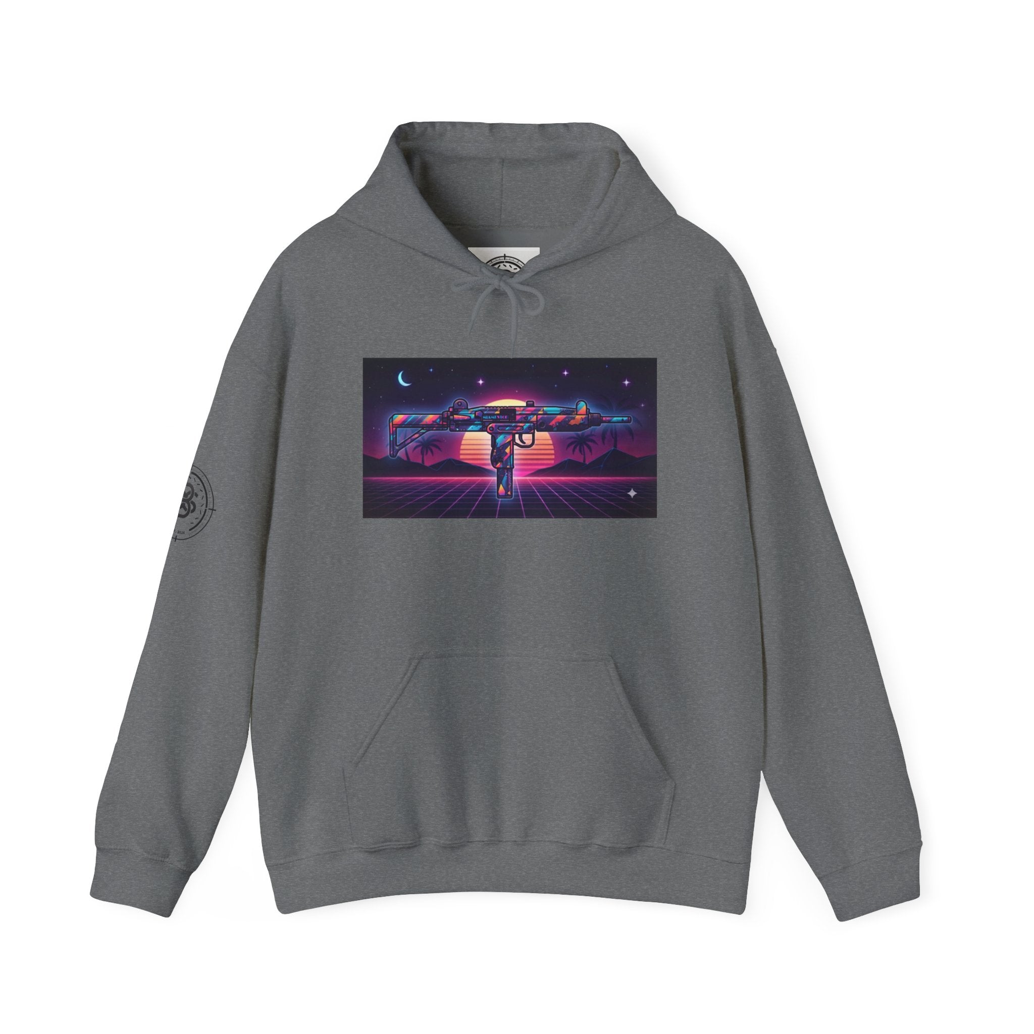 UZI Retro 80's Unisex Heavy Blend™ Hooded Sweatshirt