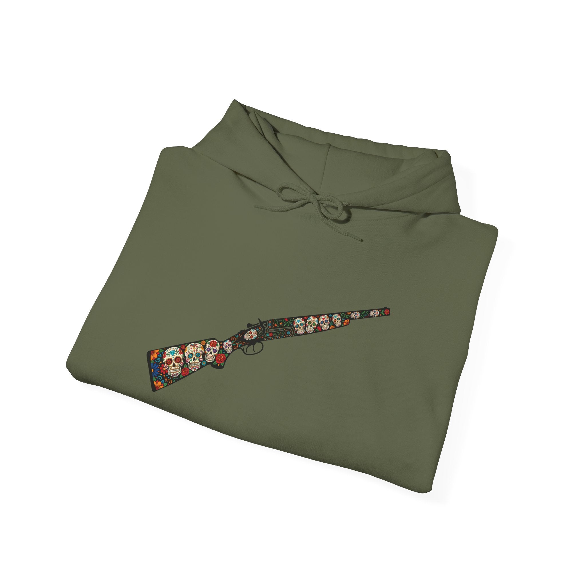Sugar Skull Shotgun Graphic Hoodie