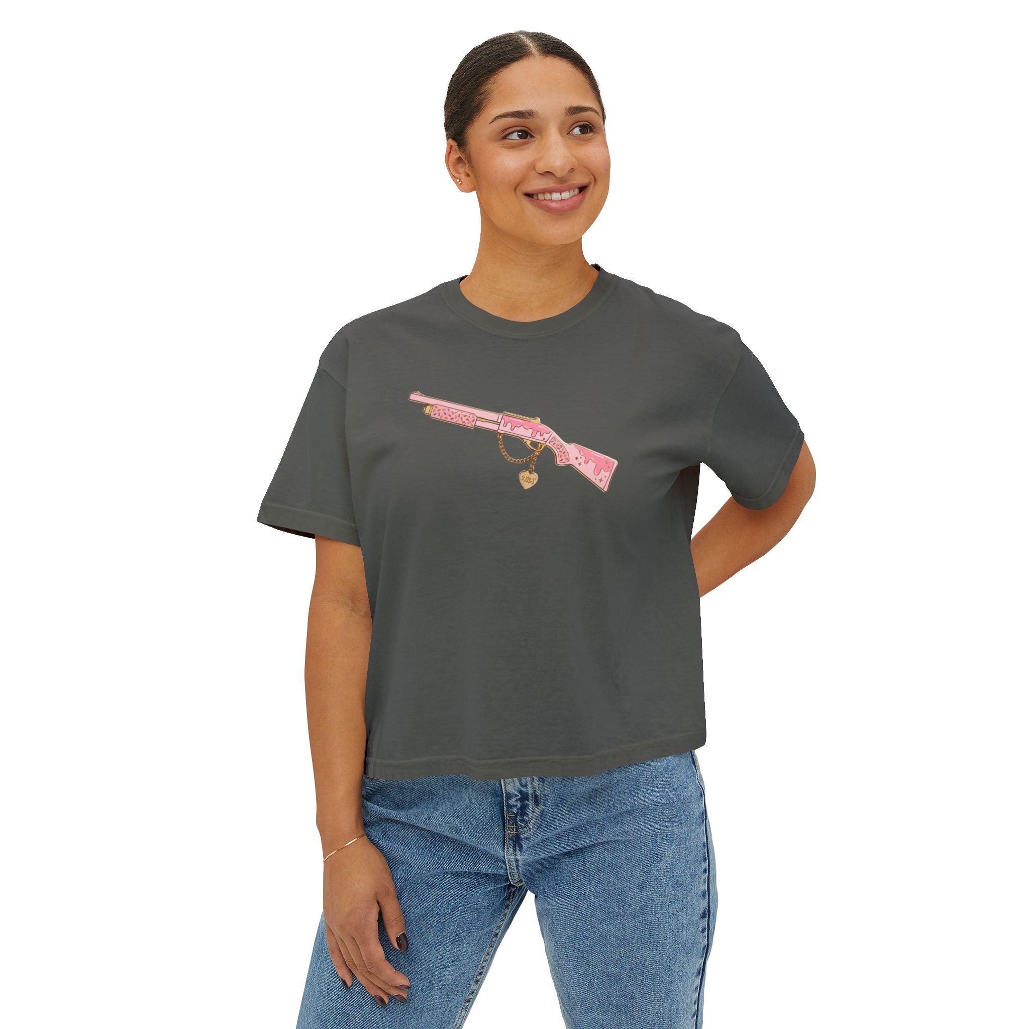 The Signature Sprinkles Collection- Shotgun- Women's Boxy Tee