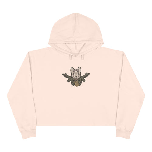 Cute Tactical Female K9Hoodie – Women’s Casual Graphic Cropped Sweatshirt