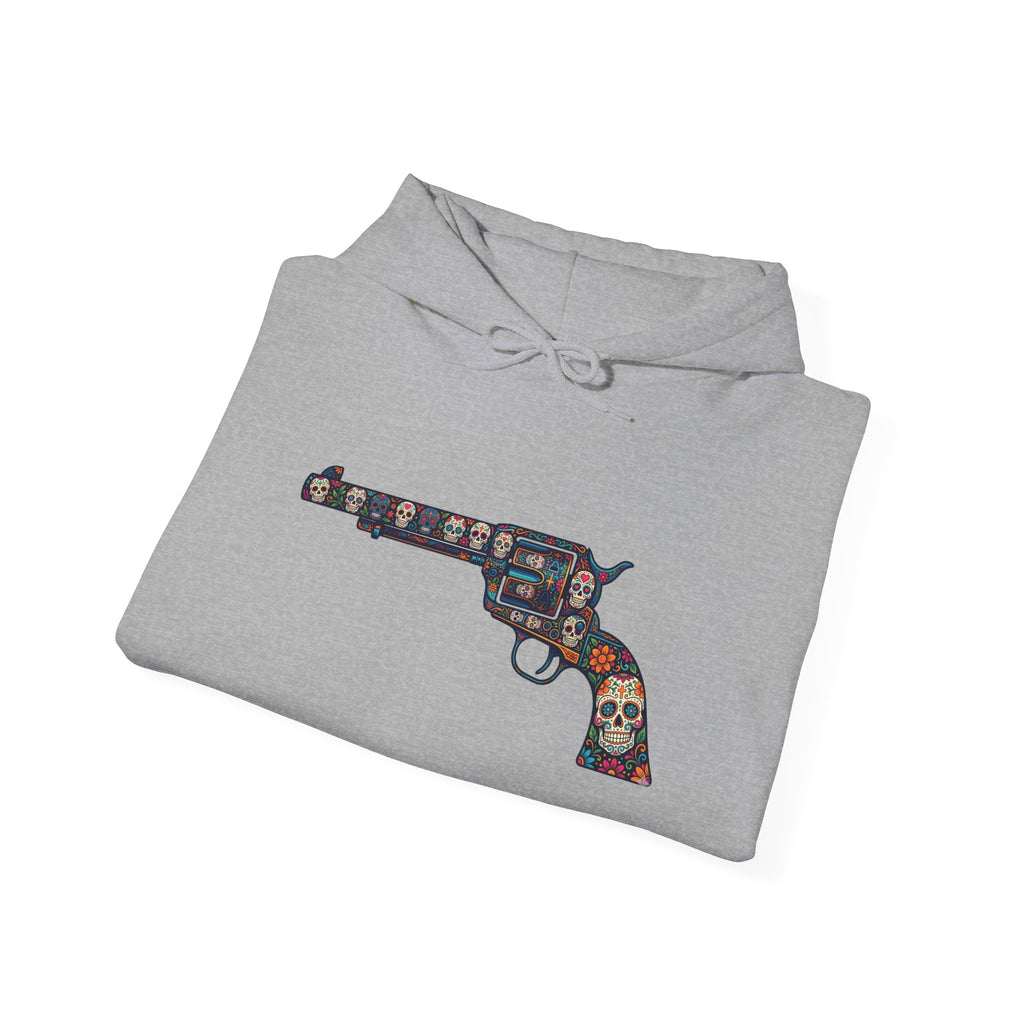 Sugar Skull Revolver Graphic Hoodie