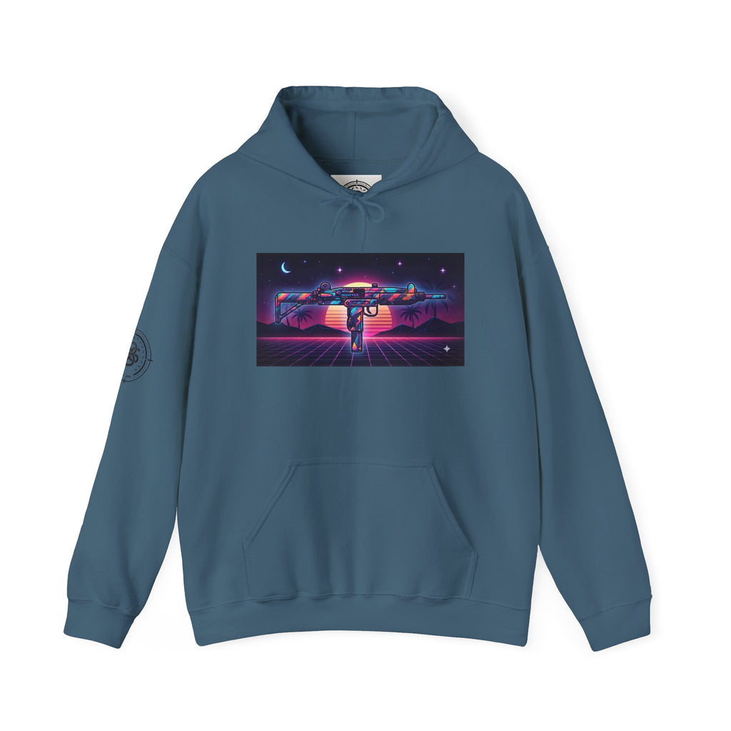 UZI Retro 80's Unisex Heavy Blend™ Hooded Sweatshirt