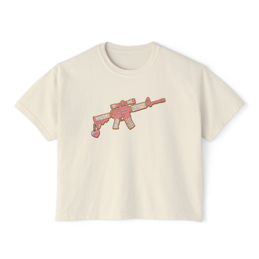 The Signature Sprinkles- AR Rifle- Women's Boxy Tee
