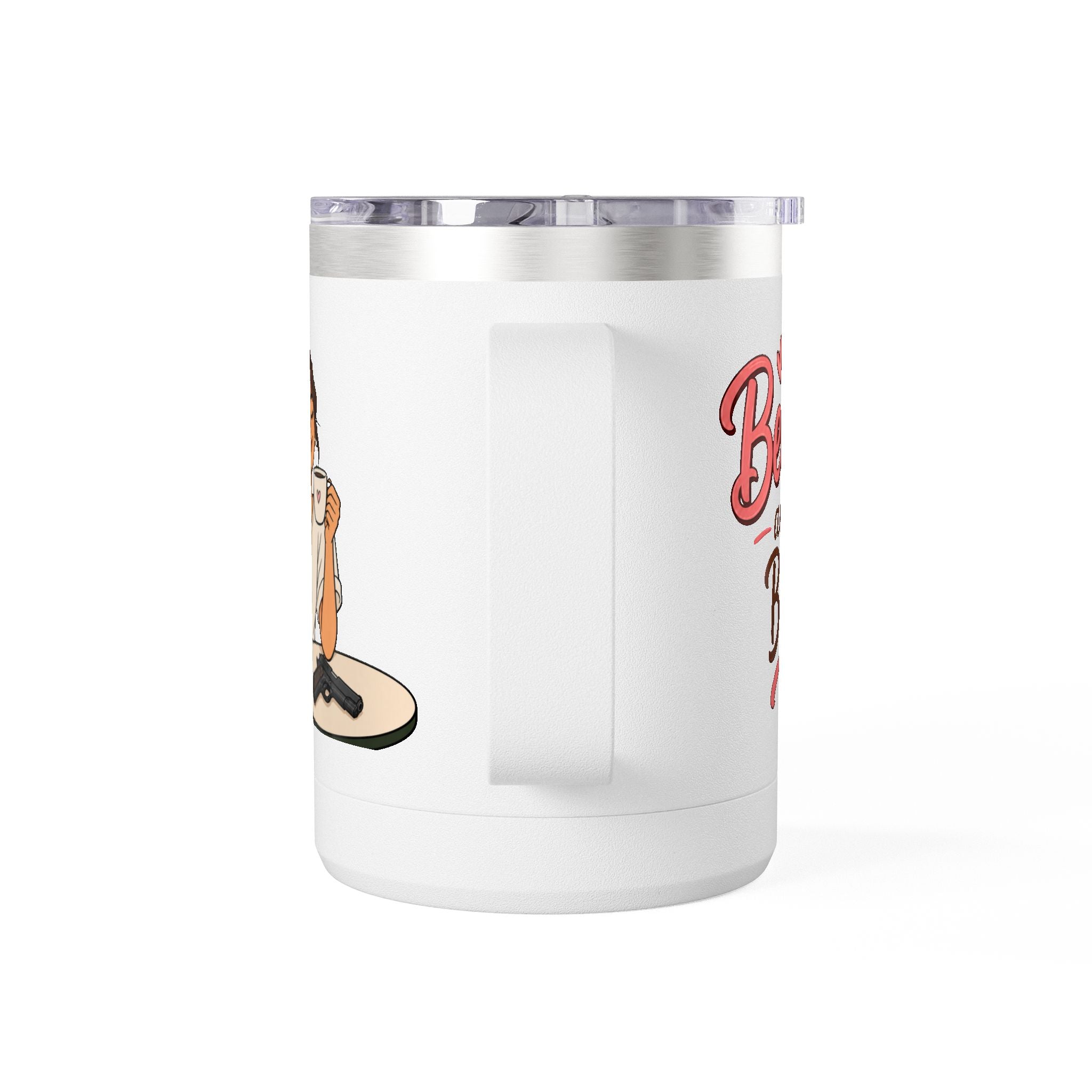 Beans and Bullets-15oz Travel Mug Tumbler
