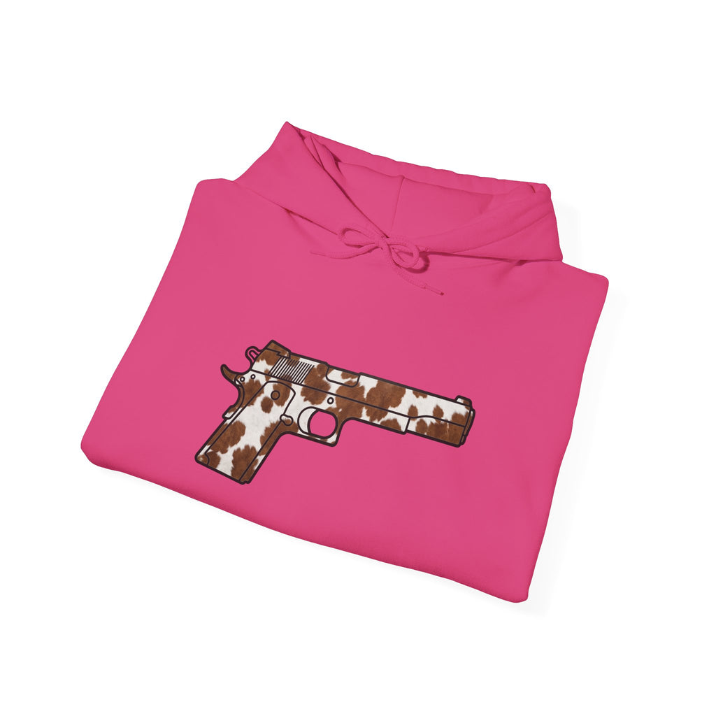 Cowhide Pistol Silhouette Hoodie