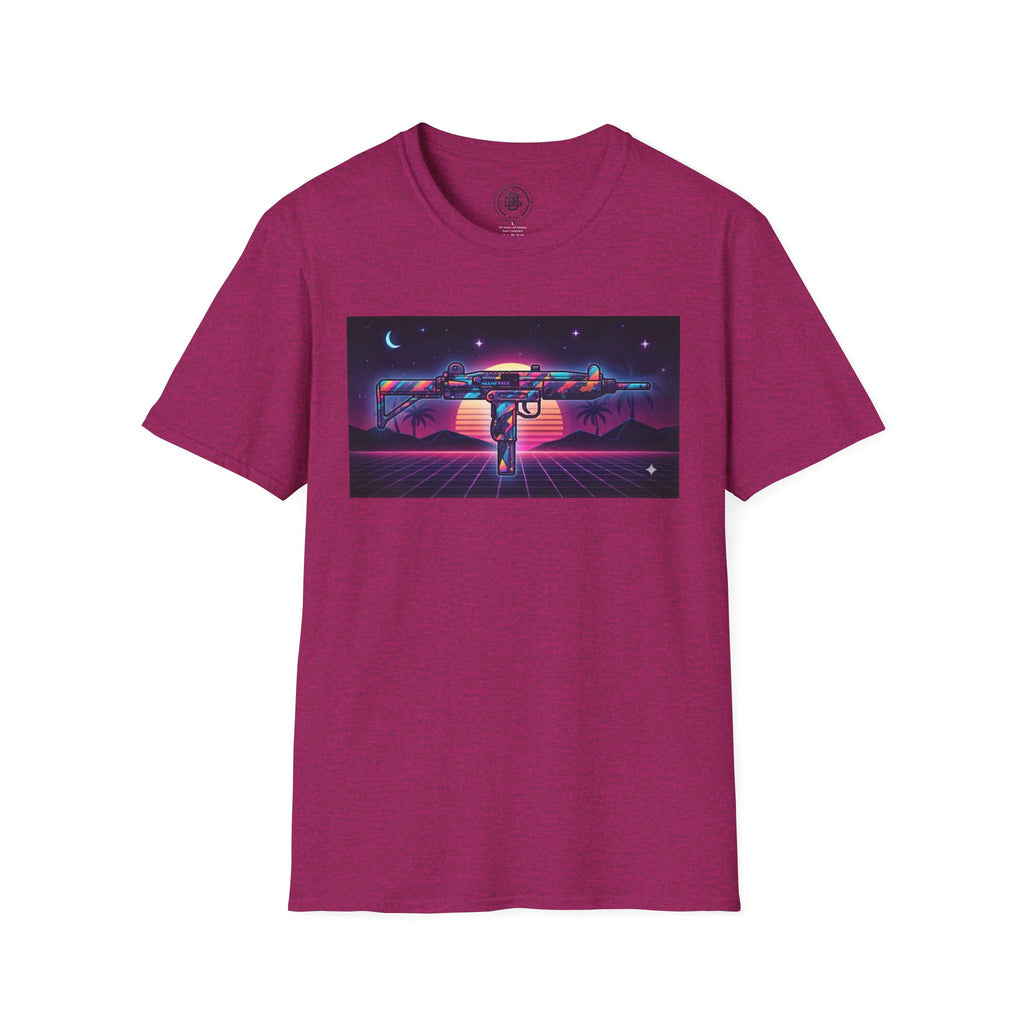 The Men's Collection- 80's Retro UZI-Softstyle T-Shirt