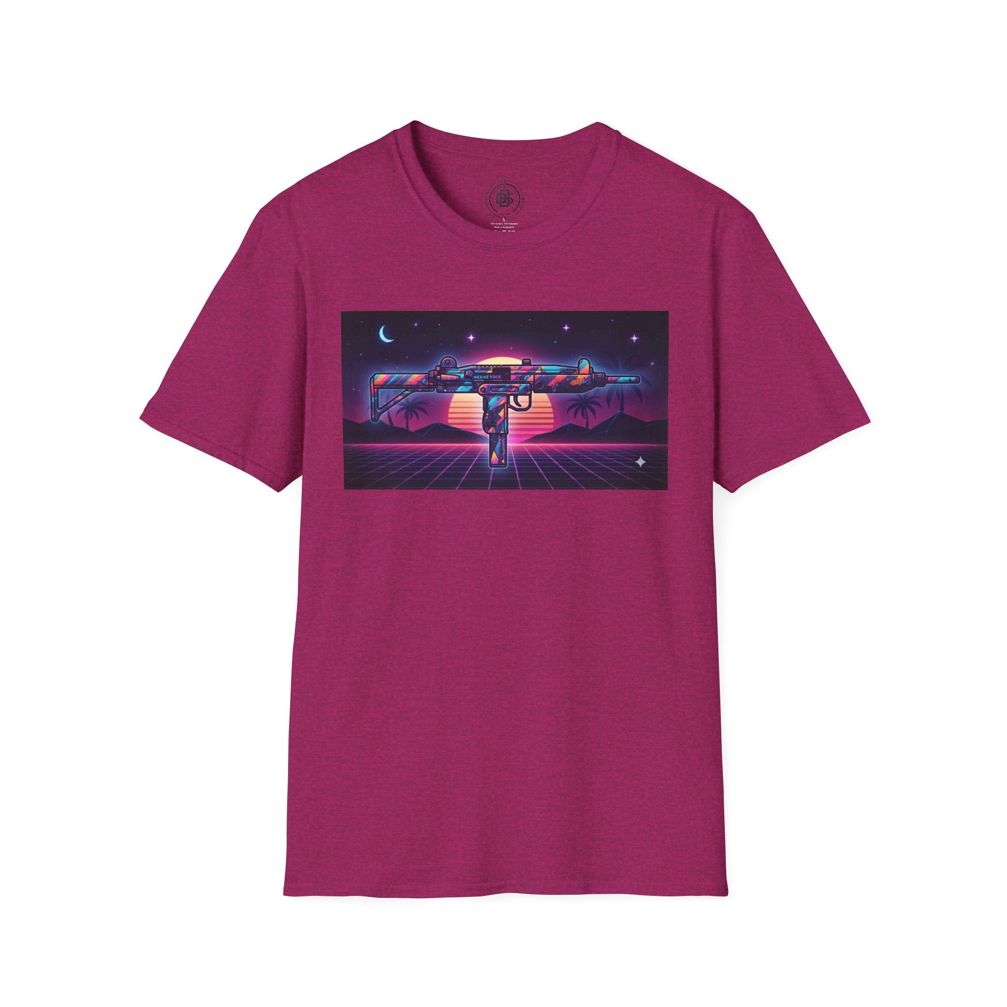 The Men's Collection- 80's Retro UZI-Softstyle T-Shirt