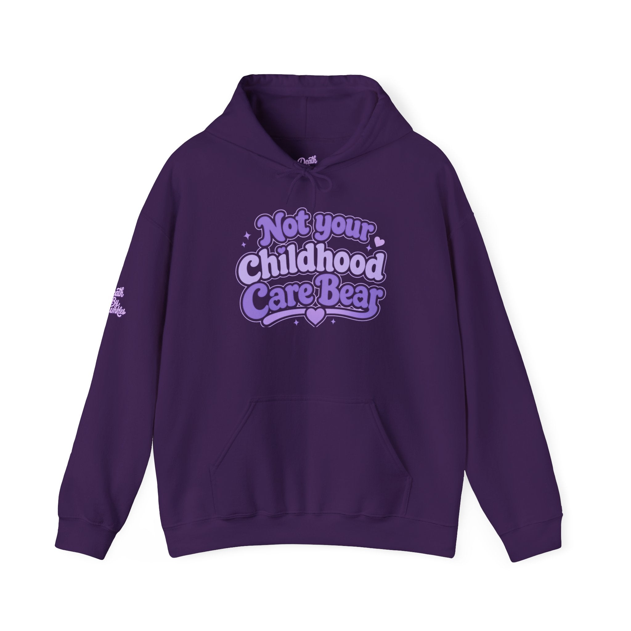 Not Your Childhood Care Bear Hoodie — Retro Care Bears Graphic Hoodie