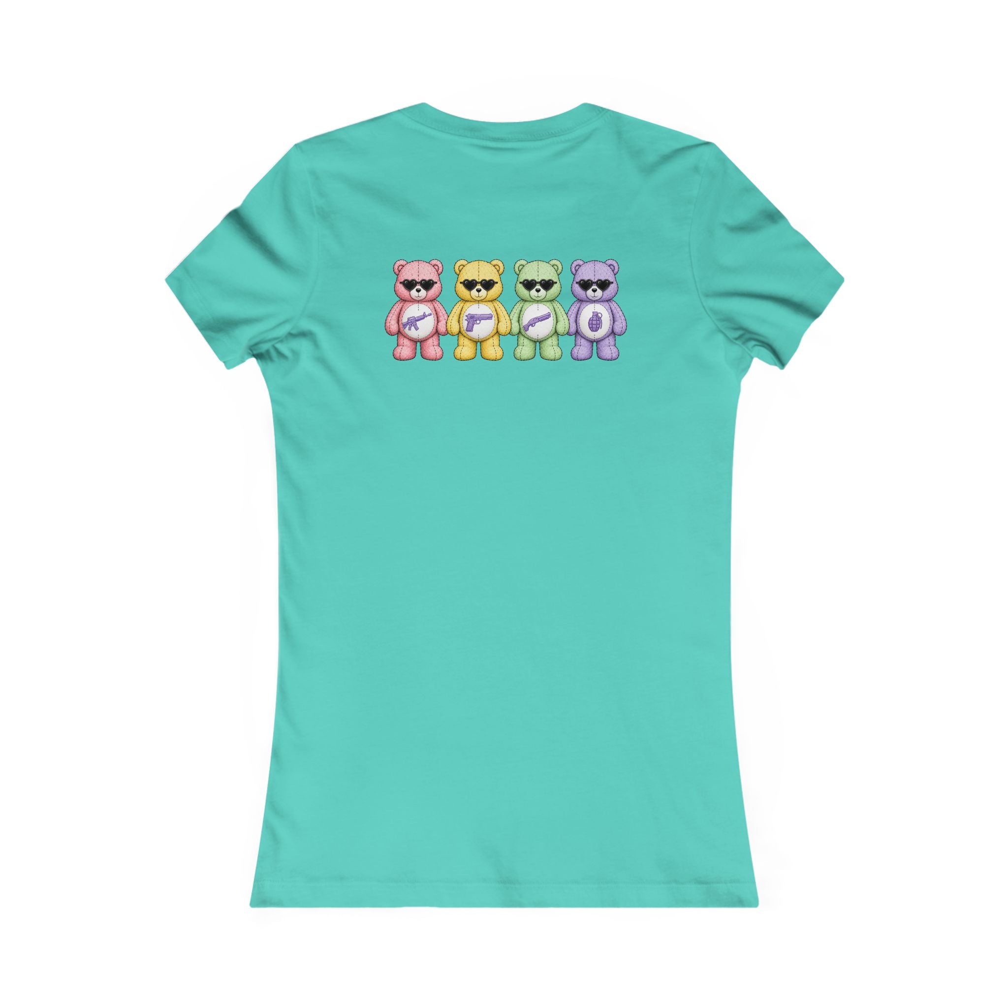 Not Your Childhood Care Bear Tee — Cute Retro Rainbow Bear Women's T-Shirt