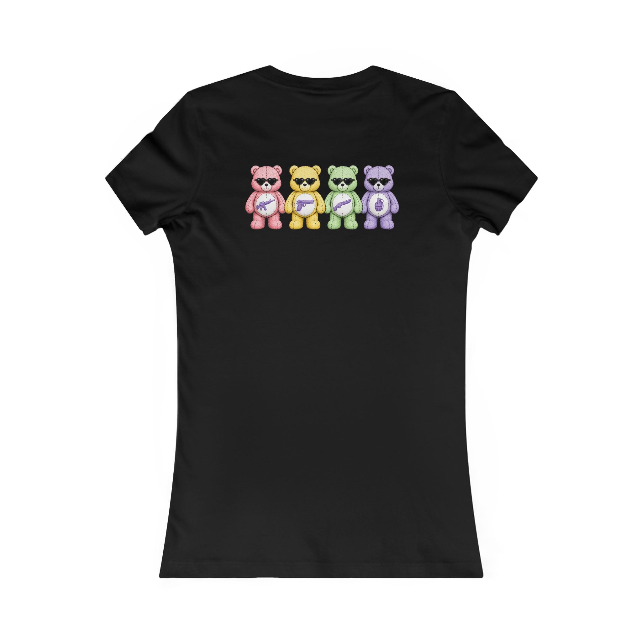 Not Your Childhood Care Bear Tee — Cute Retro Rainbow Bear Women's T-Shirt