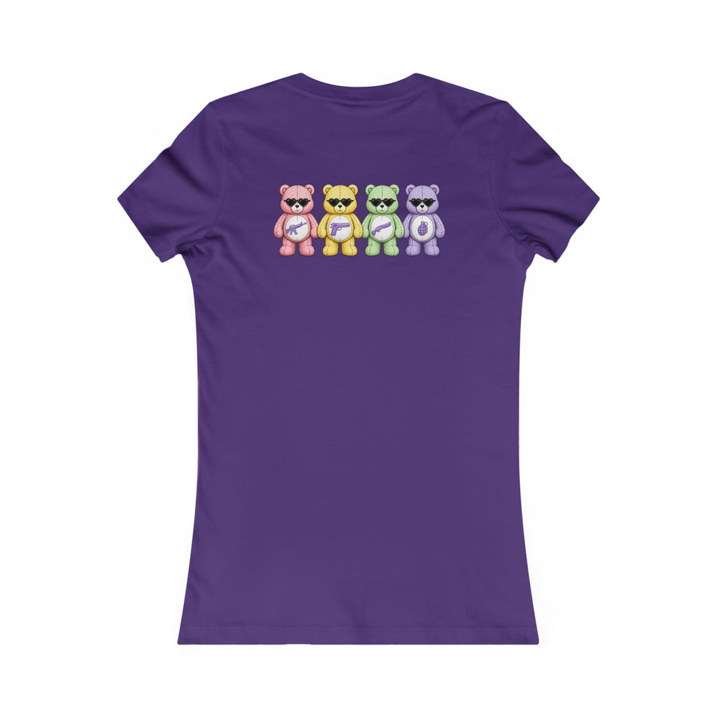 Not Your Childhood Care Bear Tee — Cute Retro Rainbow Bear Women's T-Shirt