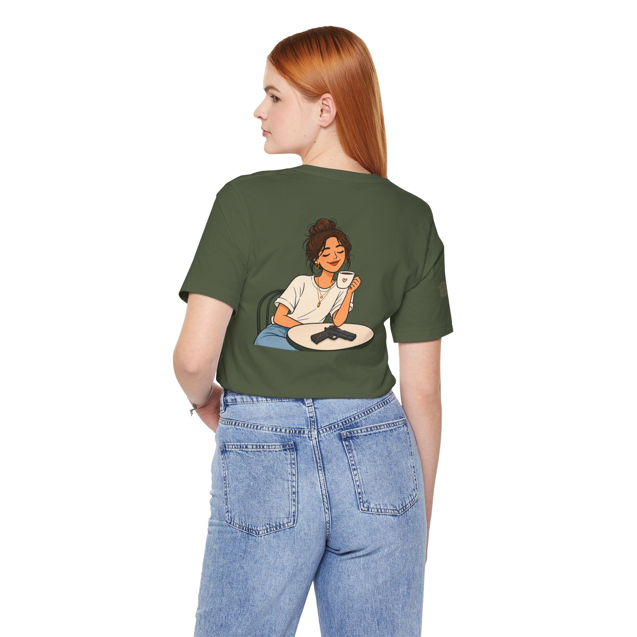 'Beans and Bullets' Coffee Lover T-Shirt