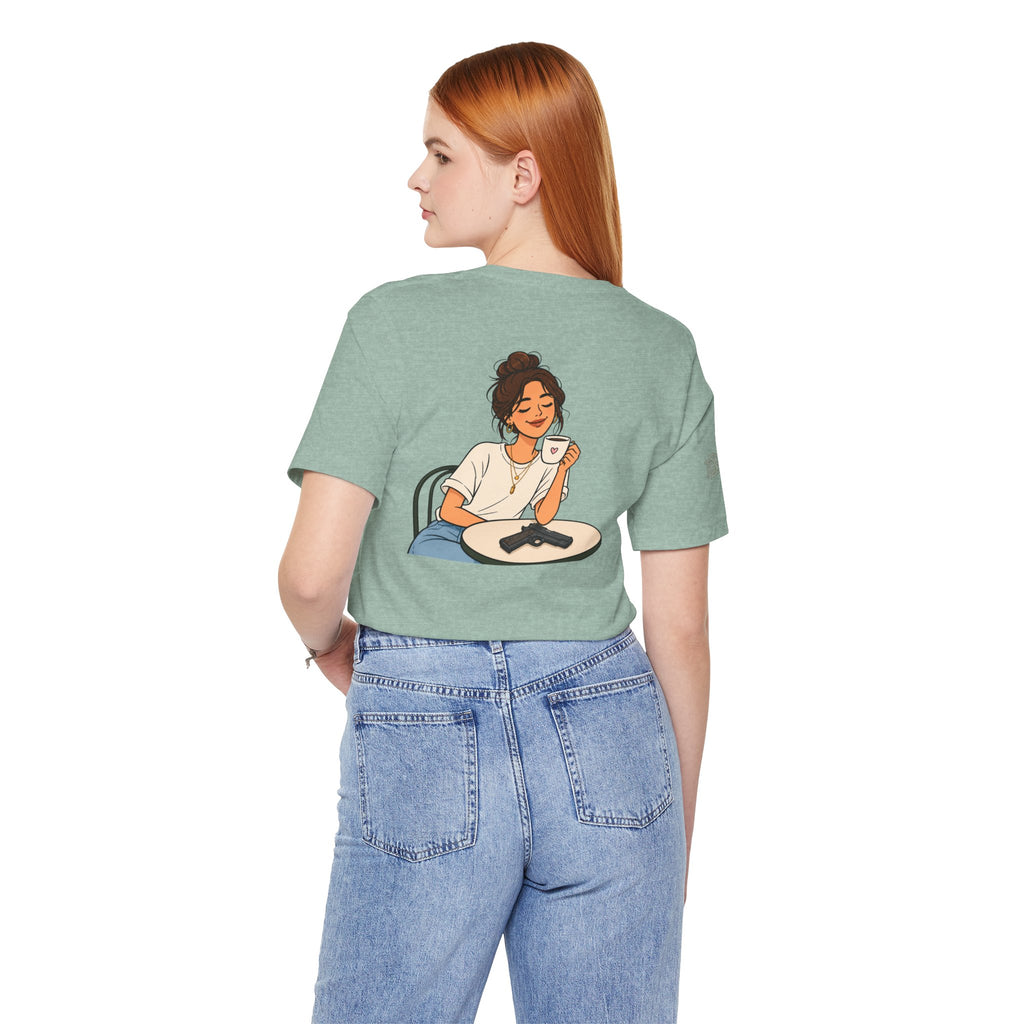 'Beans and Bullets' Coffee Lover T-Shirt