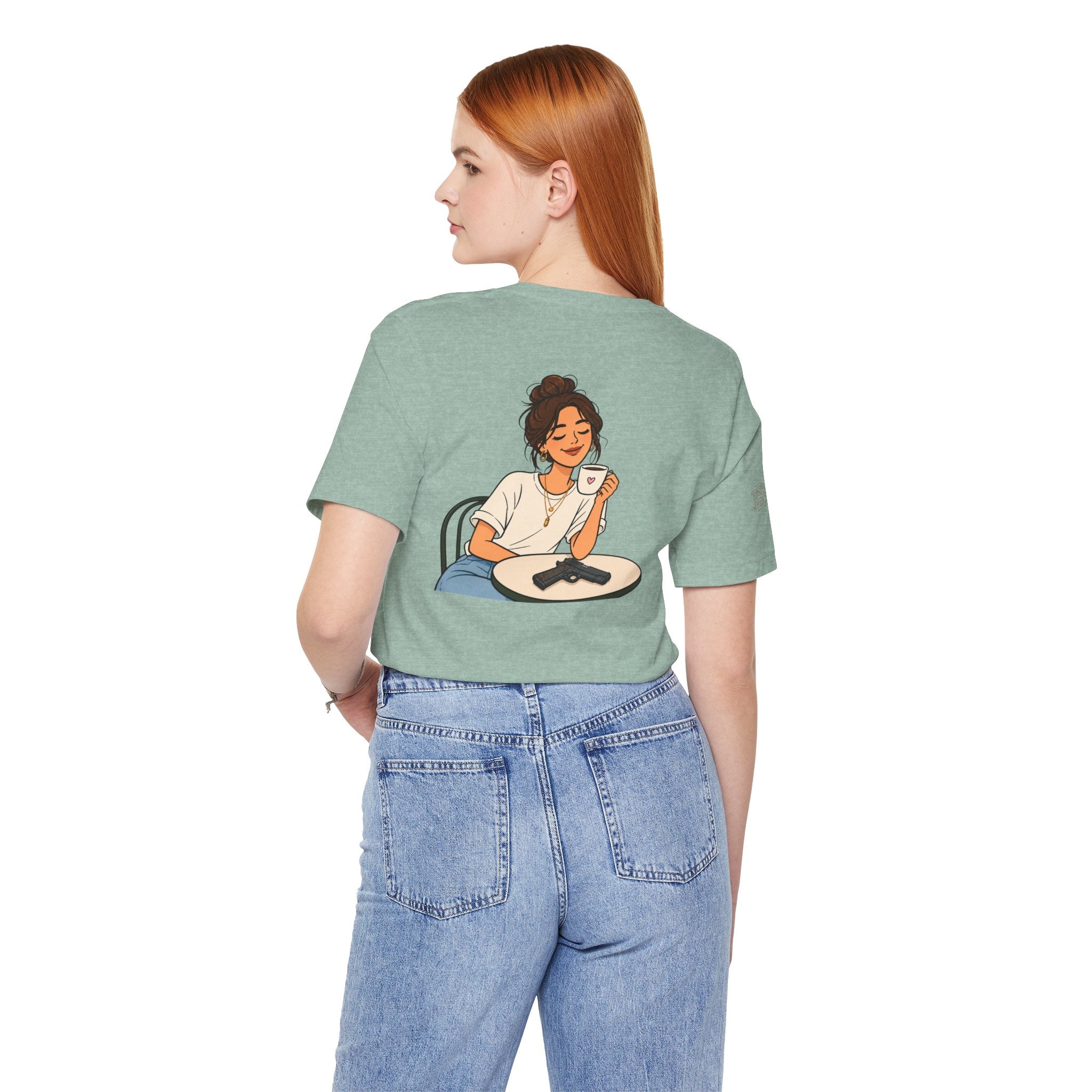 'Beans and Bullets' Coffee Lover T-Shirt