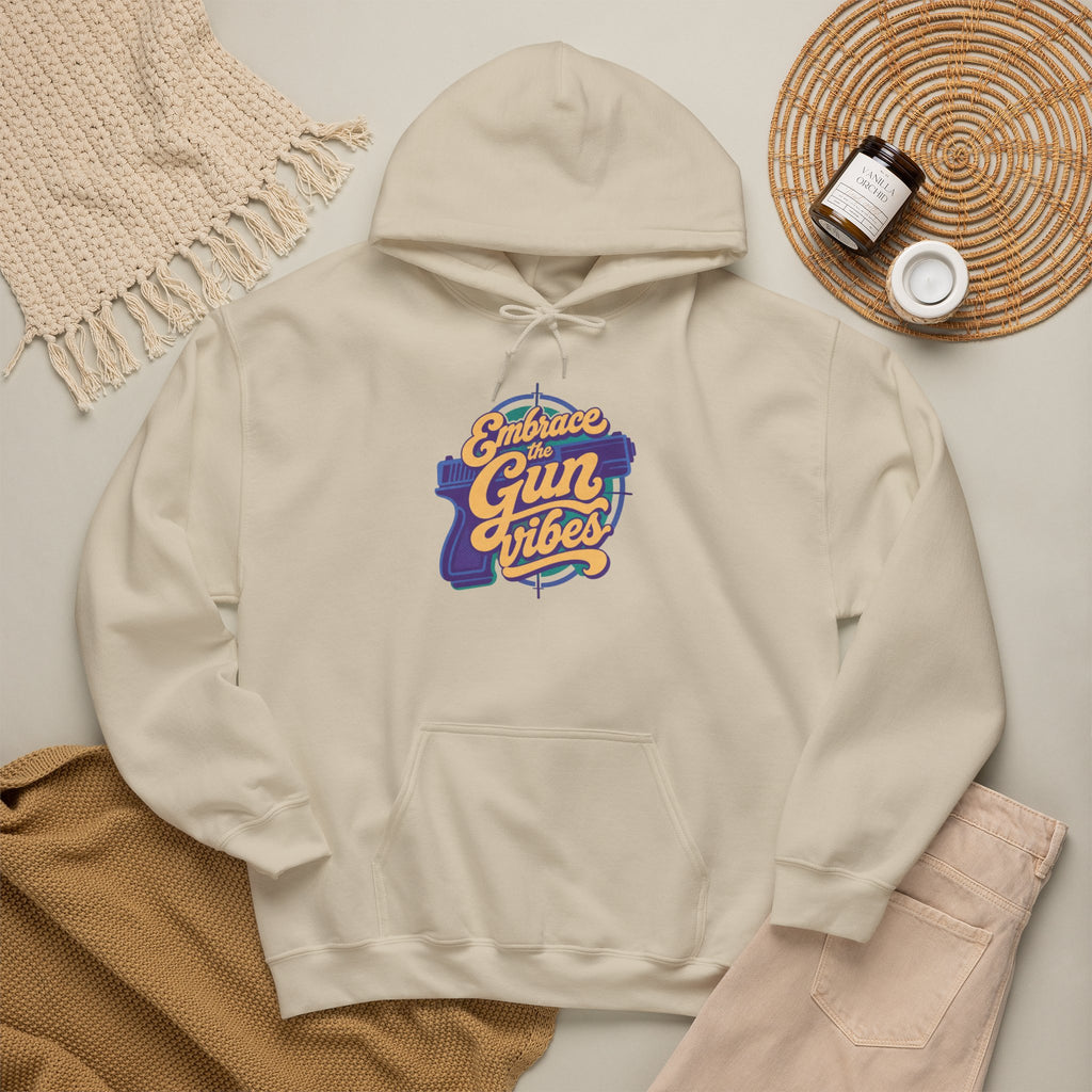 Embrace Gun Vibes Hoodie — Retro