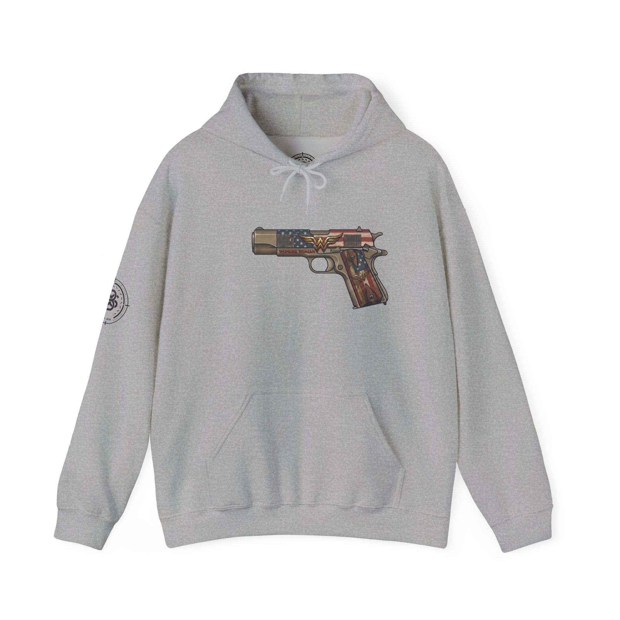 WW emblem Pistol Graphic Hoodie