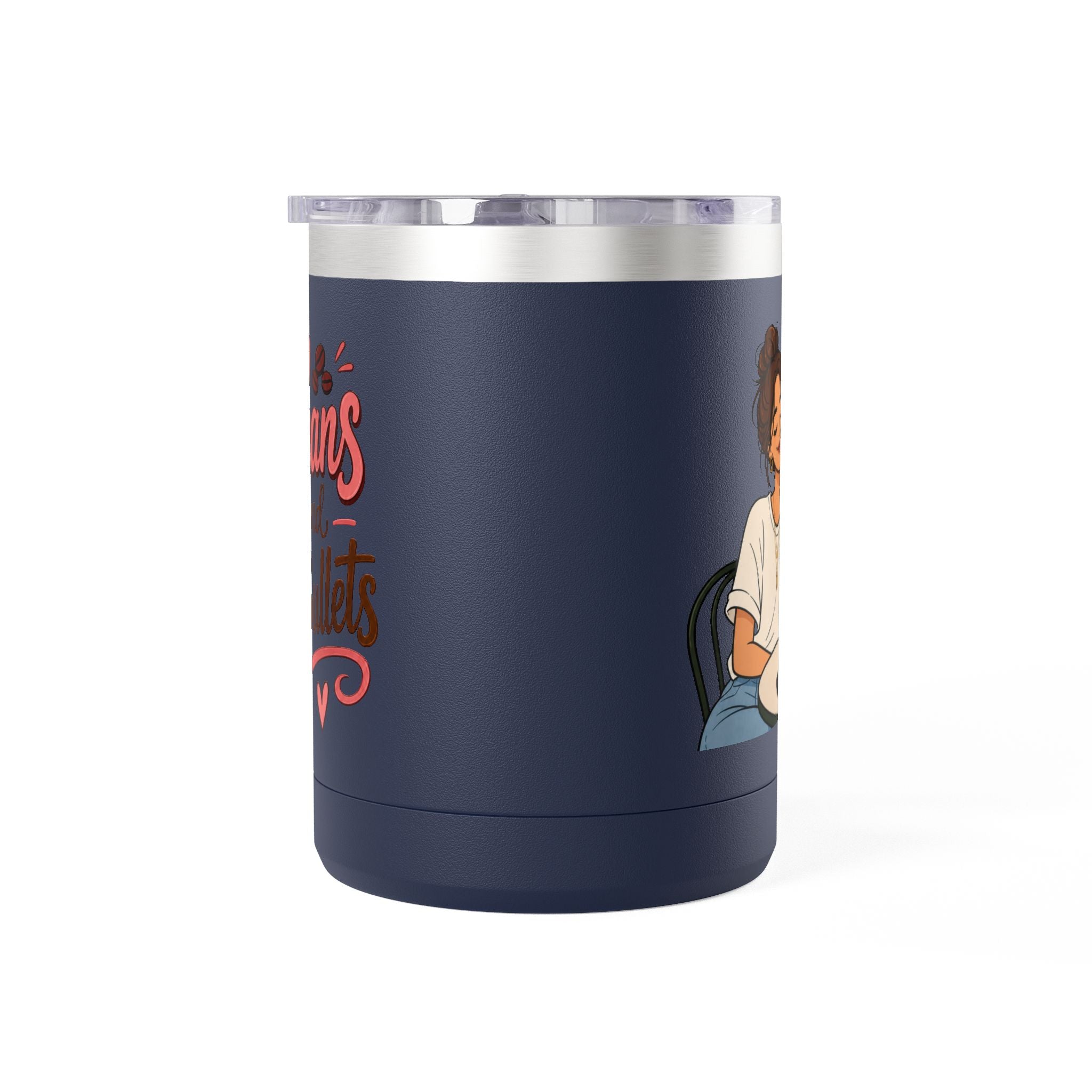 Beans and Bullets-15oz Travel Mug Tumbler