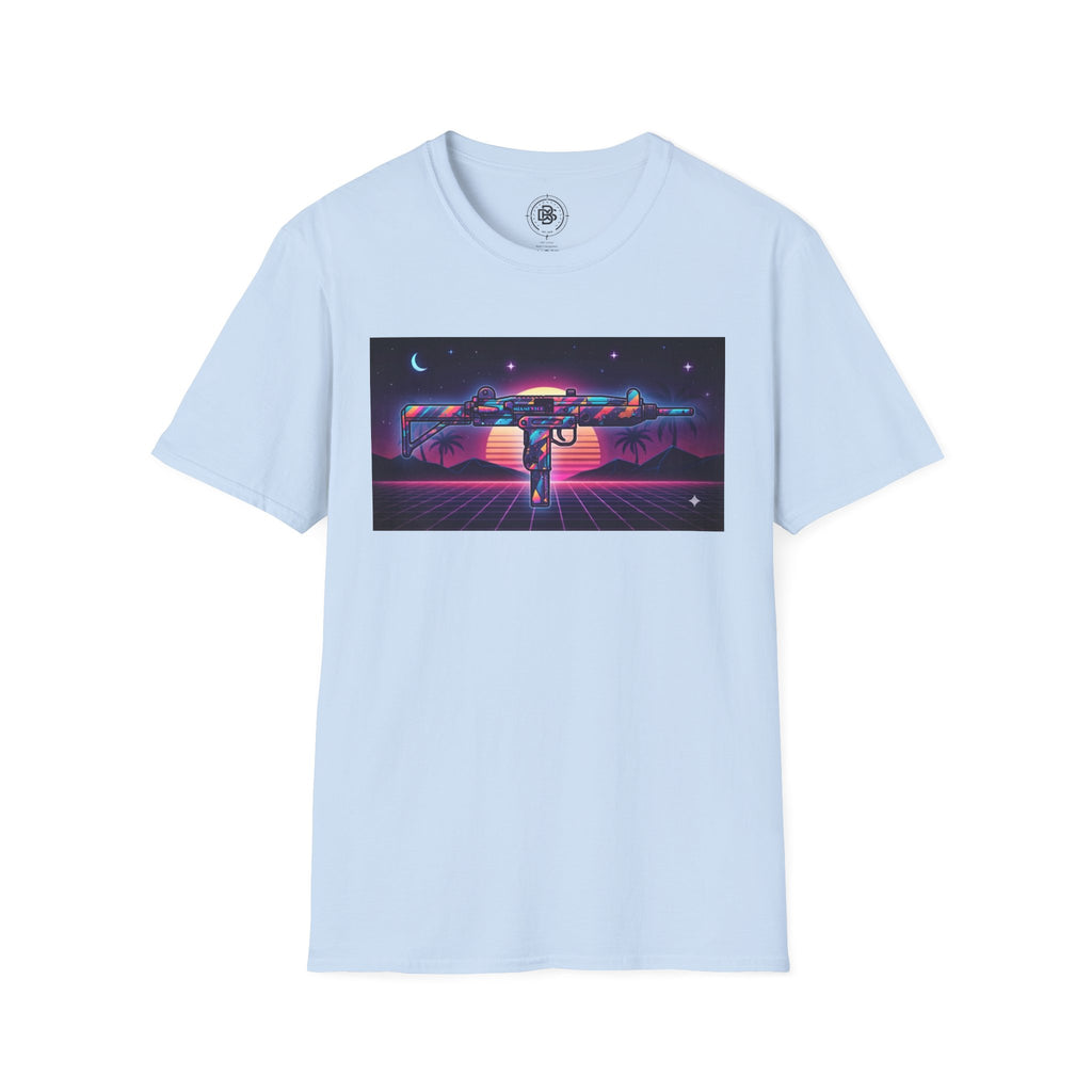 The Men's Collection- 80's Retro UZI-Softstyle T-Shirt