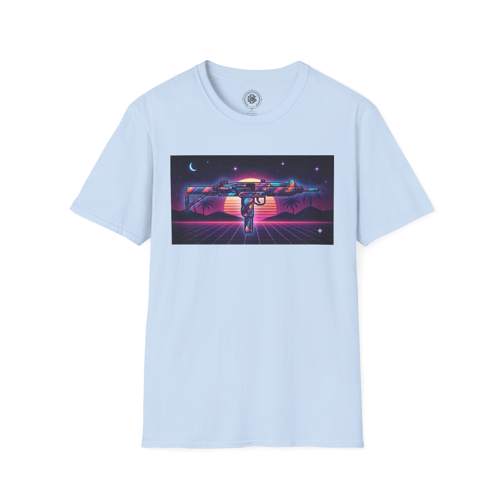 The Men's Collection- 80's Retro UZI-Softstyle T-Shirt