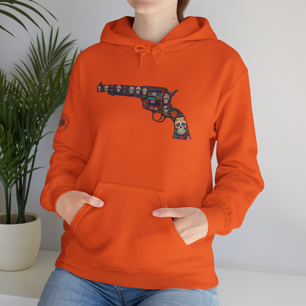 Sugar Skull Revolver Graphic Hoodie