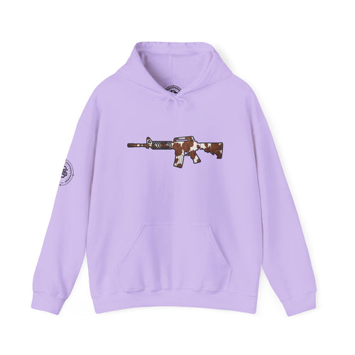 Cowhide AR Rifle Silhouette Hoodie