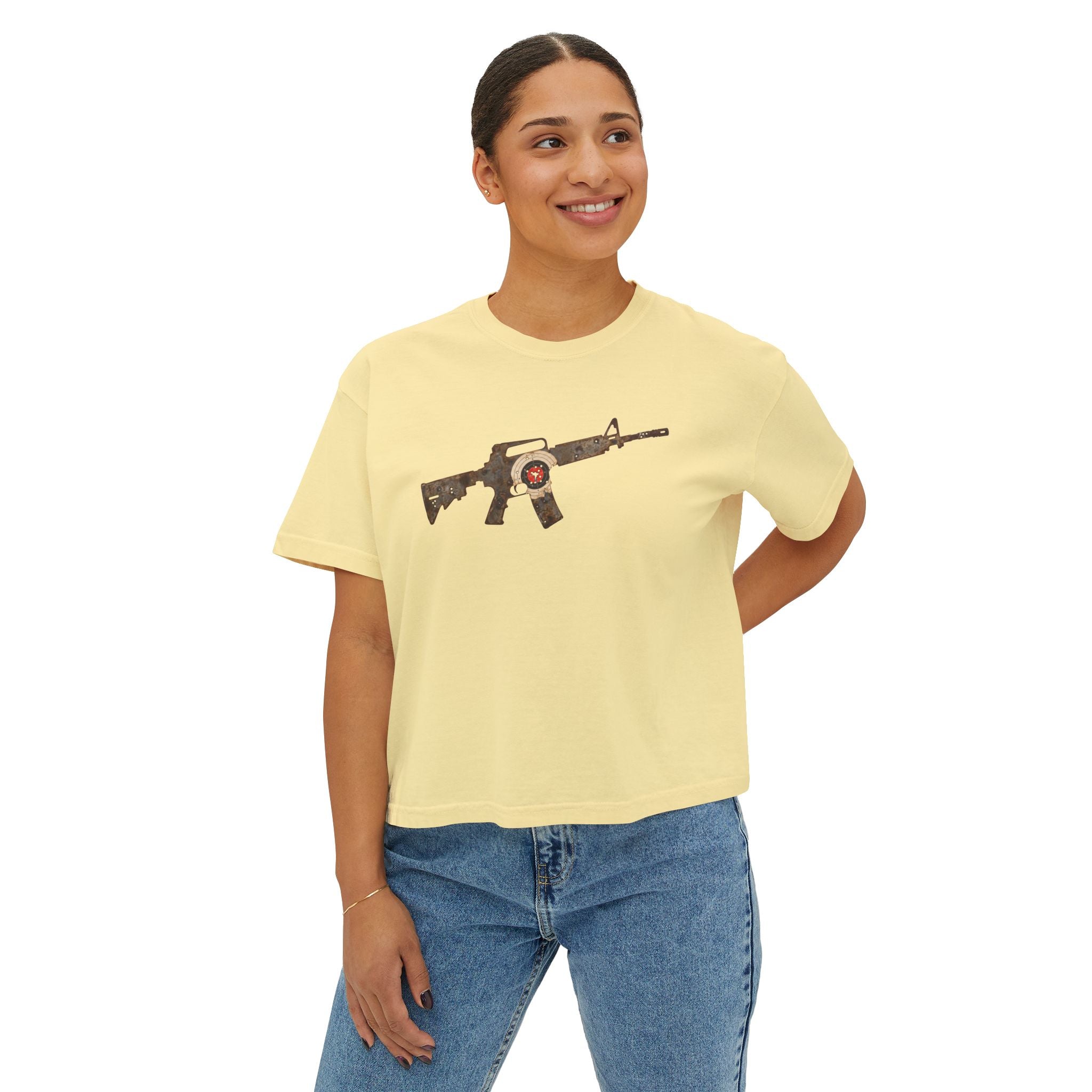 The Target Collection- AR Rifle-Women’s Boxy Tee
