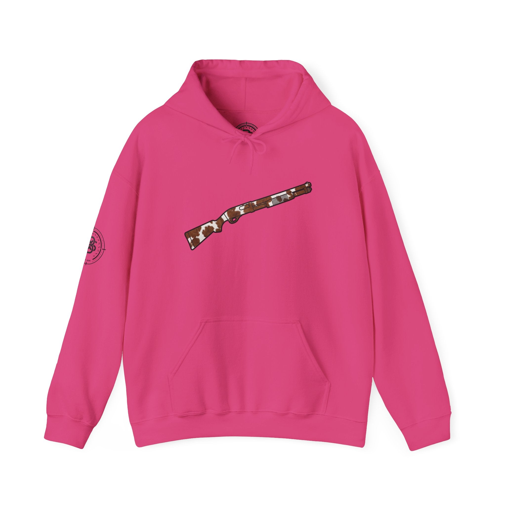Cow Hide Shotgun Silhouette Hoodie