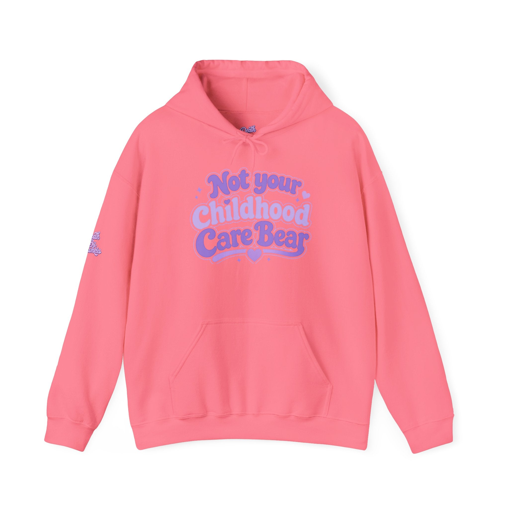 Not Your Childhood Care Bear Hoodie — Retro Care Bears Graphic Hoodie