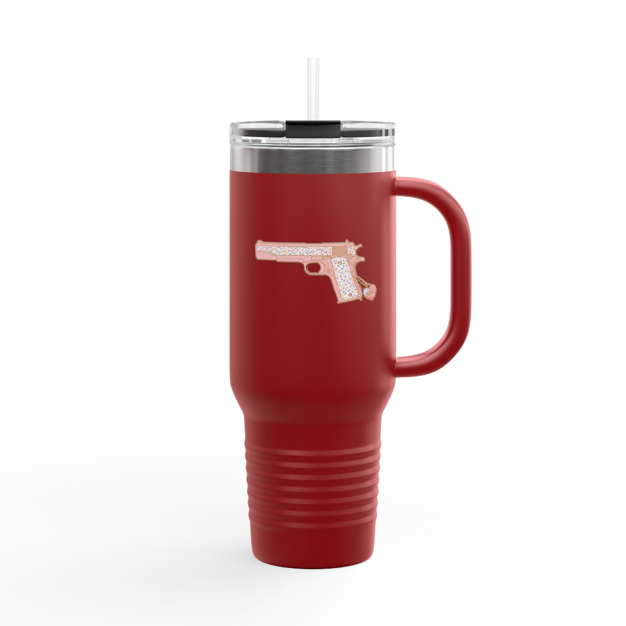 The Sprinkles Collection-1911 Pistol-40oz Insulated Travel Mug