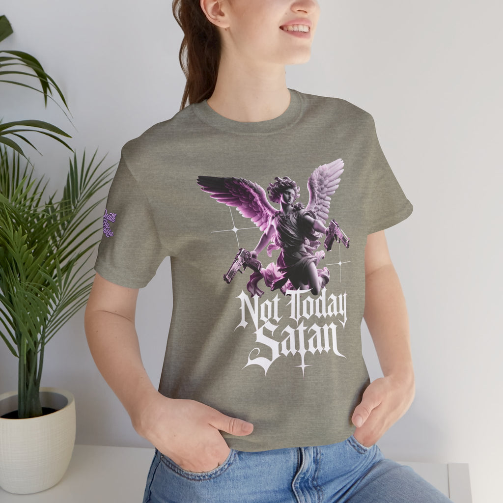 Angel Statue "Not Today Satan"