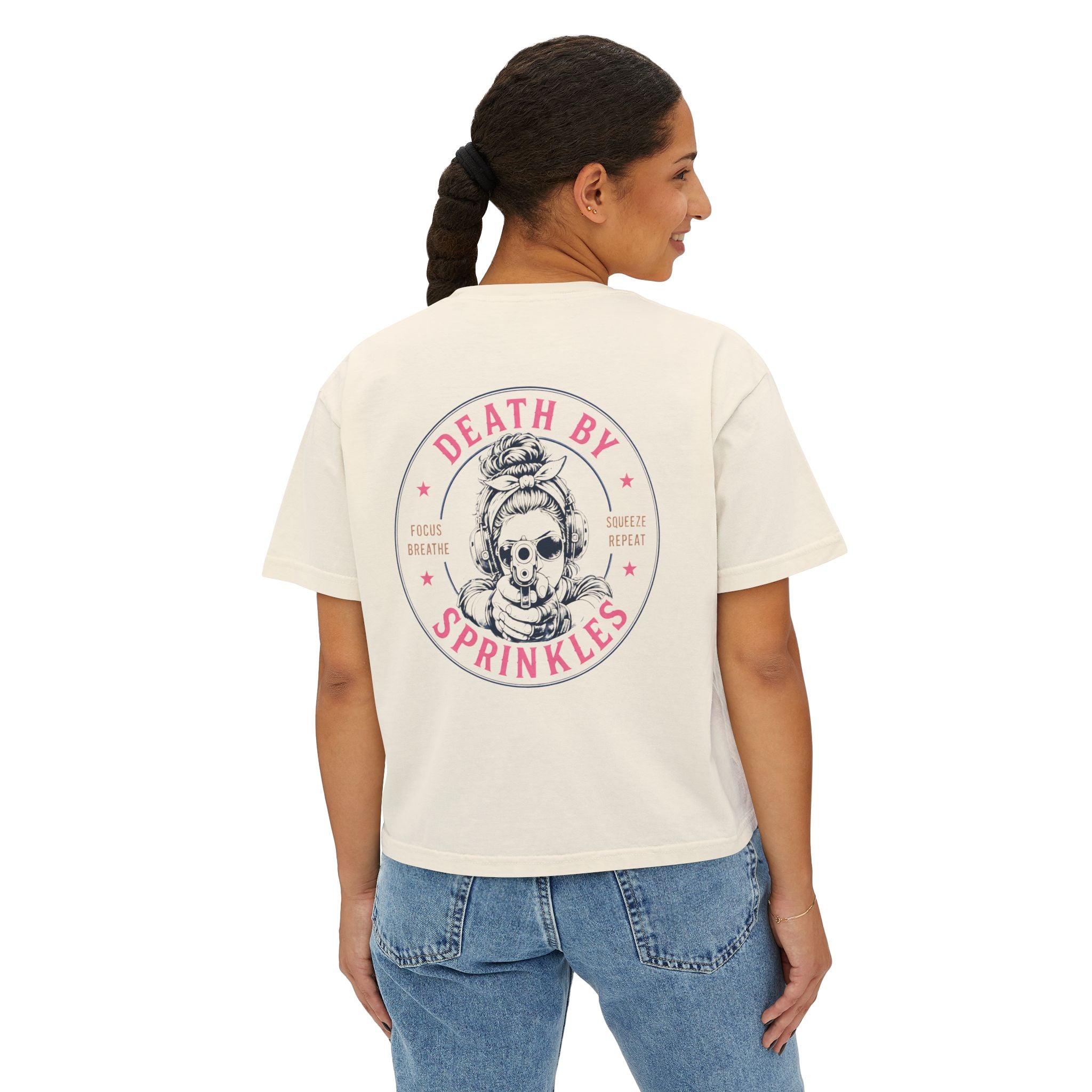 Death By Sprinkles-Women’s Crop T-Shirt